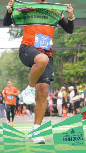 Race photo from Mangkunegaran Run 2025