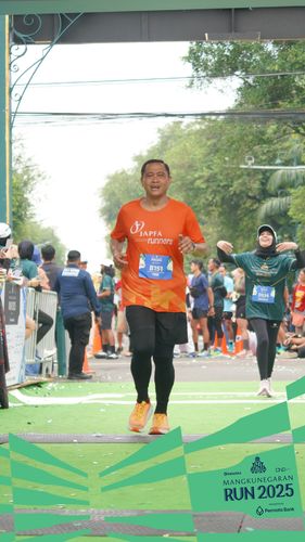 Race photo from Mangkunegaran Run 2025