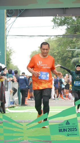Race photo from Mangkunegaran Run 2025