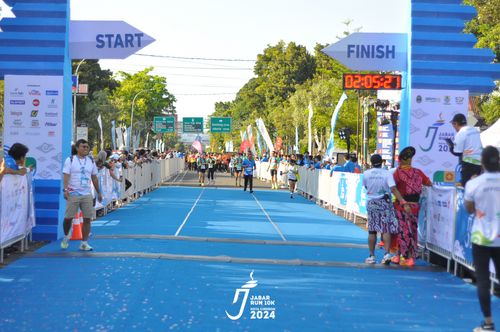 Race photo from Jabar Run 10K 2024