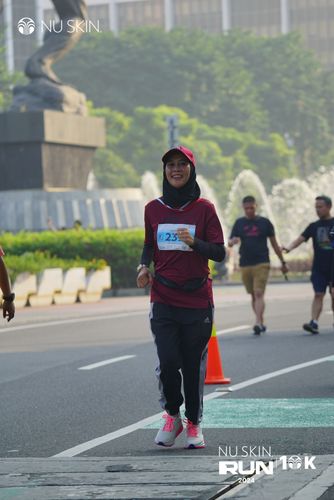 Race photo from Nu Skin Run 10K