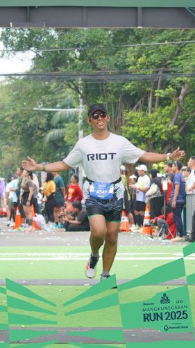 Race photo from Mangkunegaran Run 2025