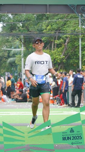 Race photo from Mangkunegaran Run 2025