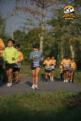 Race photo from Kelud Vertical Challenge 2024
