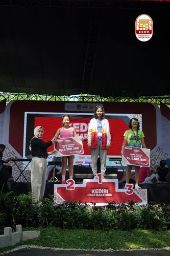 Race photo from Kediri Half Marathon 2025