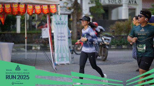 Race photo from Mangkunegaran Run 2025