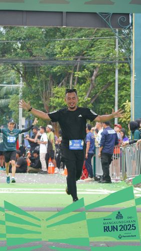 Race photo from Mangkunegaran Run 2025