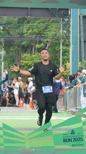 Race photo from Mangkunegaran Run 2025
