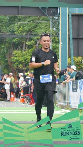 Race photo from Mangkunegaran Run 2025