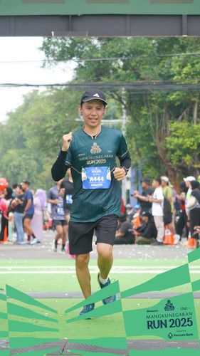 Race photo from Mangkunegaran Run 2025