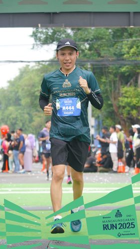 Race photo from Mangkunegaran Run 2025