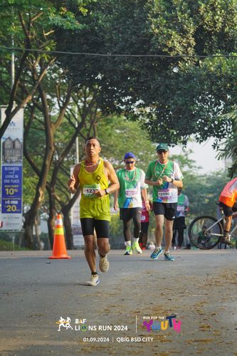 Race photo from BAF LIONS RUN 2024