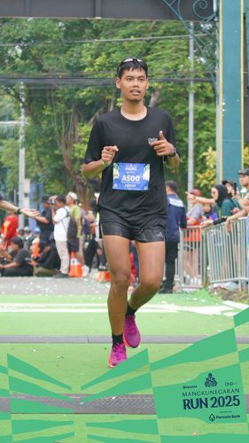 Race photo from Mangkunegaran Run 2025