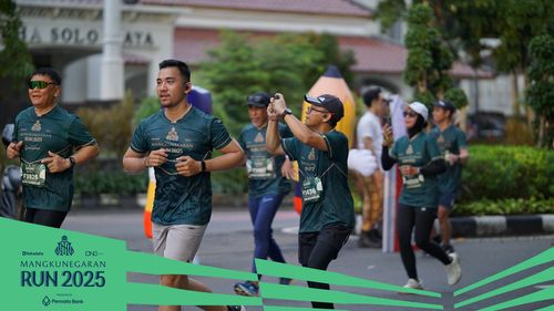 Race photo from Mangkunegaran Run 2025