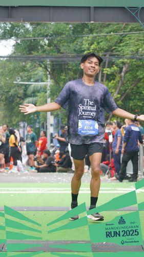 Race photo from Mangkunegaran Run 2025