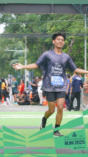 Race photo from Mangkunegaran Run 2025