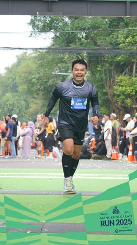 Race photo from Mangkunegaran Run 2025