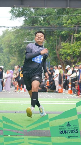Race photo from Mangkunegaran Run 2025