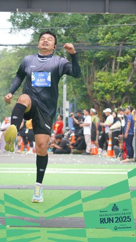 Race photo from Mangkunegaran Run 2025