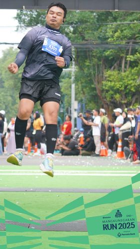 Race photo from Mangkunegaran Run 2025