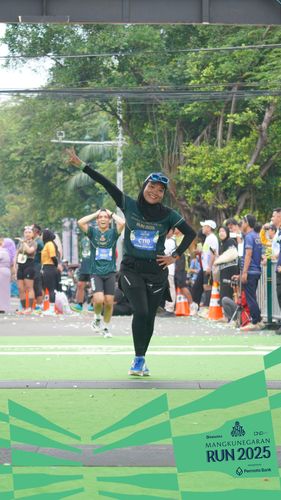 Race photo from Mangkunegaran Run 2025