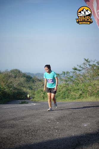 Race photo from Kelud Vertical Challenge 2024