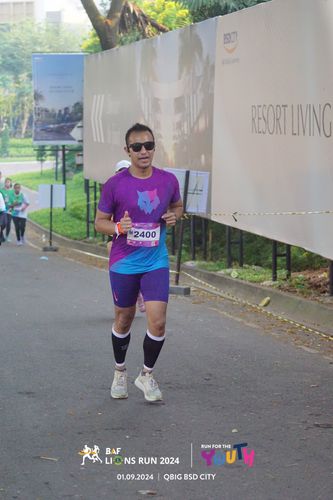 Race photo from BAF LIONS RUN 2024