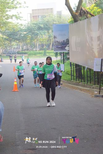 Race photo from BAF LIONS RUN 2024