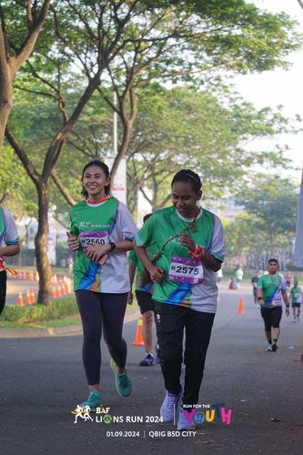 Race photo from BAF LIONS RUN 2024