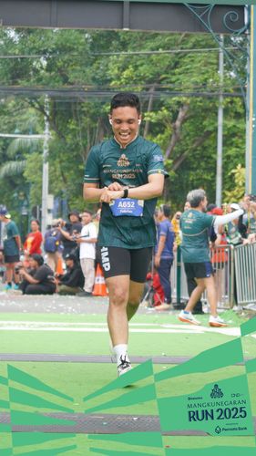 Race photo from Mangkunegaran Run 2025