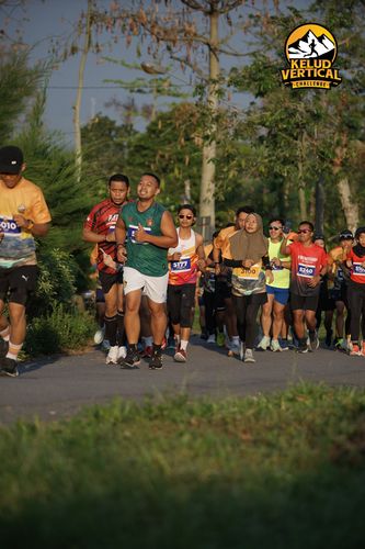 Race photo from Kelud Vertical Challenge 2024