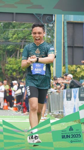Race photo from Mangkunegaran Run 2025