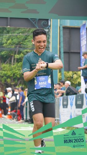 Race photo from Mangkunegaran Run 2025