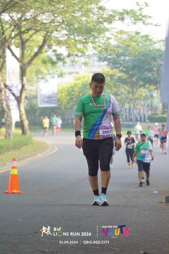 Race photo from BAF LIONS RUN 2024