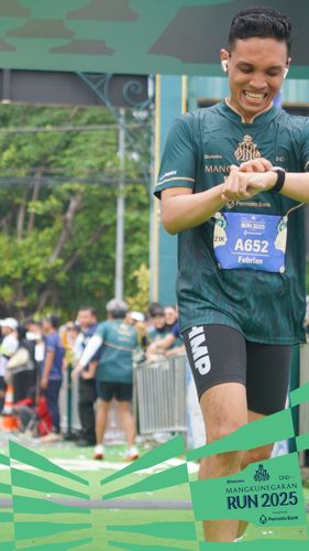Race photo from Mangkunegaran Run 2025