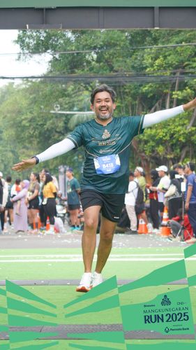 Race photo from Mangkunegaran Run 2025