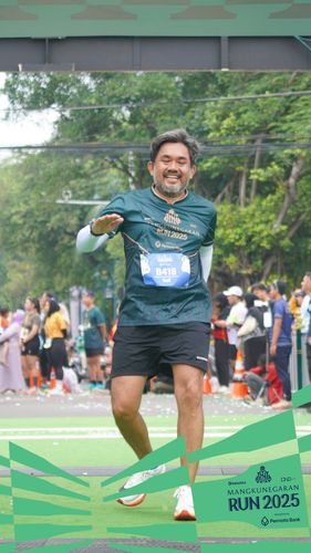 Race photo from Mangkunegaran Run 2025
