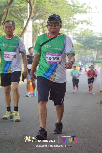 Race photo from BAF LIONS RUN 2024