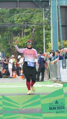 Race photo from Mangkunegaran Run 2025