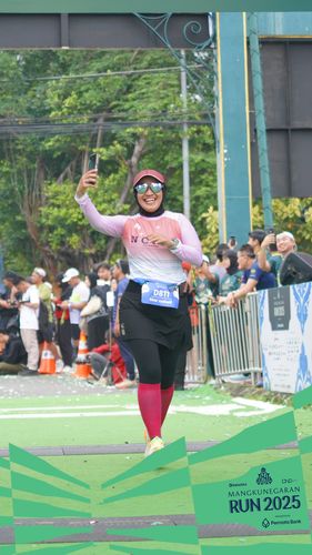 Race photo from Mangkunegaran Run 2025
