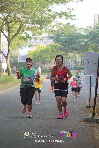 Race photo from BAF LIONS RUN 2024