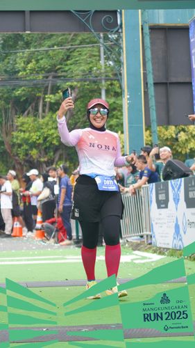 Race photo from Mangkunegaran Run 2025