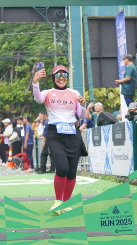 Race photo from Mangkunegaran Run 2025