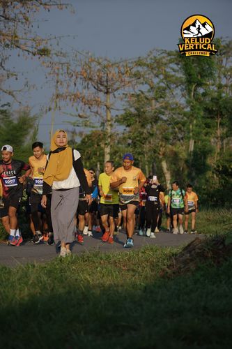 Race photo from Kelud Vertical Challenge 2024