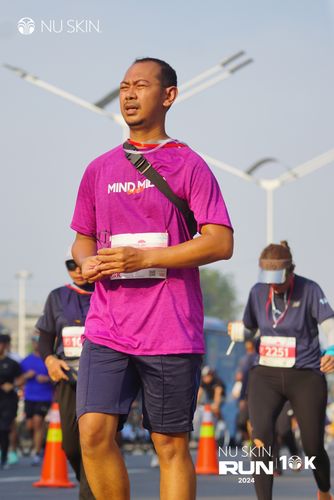 Race photo from Nu Skin Run 10K