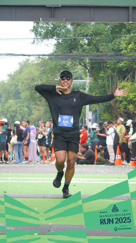Race photo from Mangkunegaran Run 2025