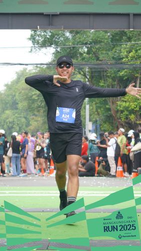 Race photo from Mangkunegaran Run 2025
