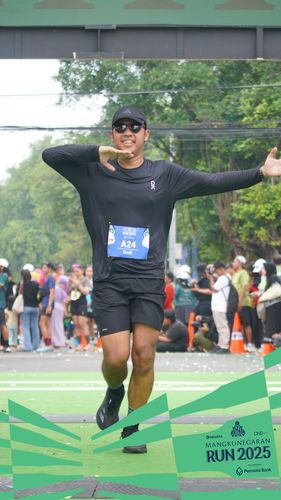 Race photo from Mangkunegaran Run 2025