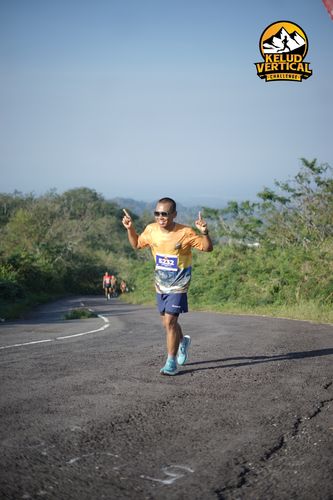 Race photo from Kelud Vertical Challenge 2024