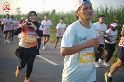 Race photo from Kediri Half Marathon 2024